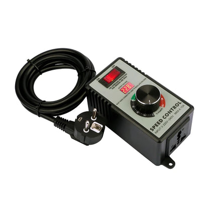 Controlador Velocidad Motor AC 220V 4000W con Display LED Regulador Voltaje Variable Router/Ventilador/Taladro