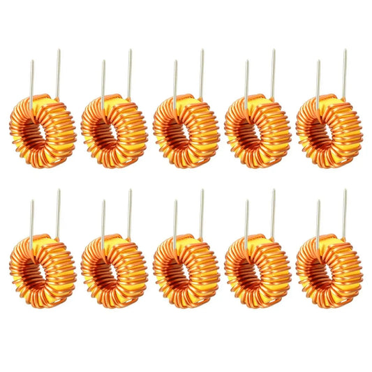 Inductor Núcleo Toroide Bobinado - Varios Valores (10uH a 470uH) - Lote 10 Piezas (Versión 1)