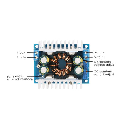 Módulo Convertidor Automático Step-Up/Down DC 5-30V a 1.25-30V Regulador Voltaje Boost/Buck