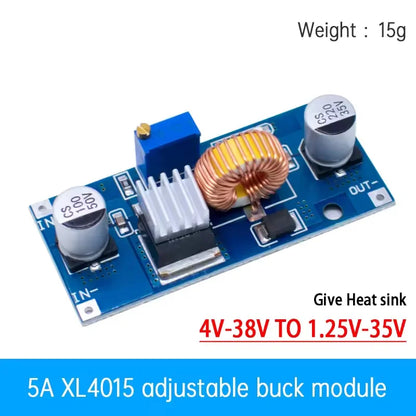 Módulo Cargador Batería Litio CC/CV 5A/12A DC-DC Step-Down con Indicador LED