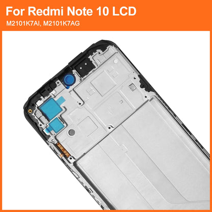 6.43"AMOLED Display For Xiaomi Note 10 4G LCD Display Touch Screen Digitizer Assembly For Redmi Note 10S M2101K7AI M2101K7BG