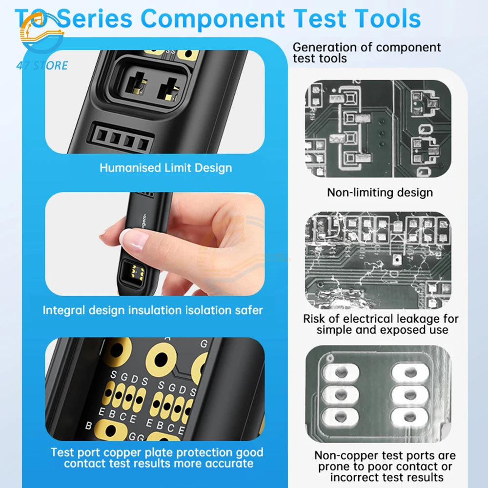 Tester Optoacopladores TO2/TO2P Herramienta Reparación Electrónica Prueba Online Módulo Detección