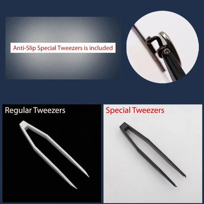 Kit Reparación Gafas/Lentes Sol (Destornillador, Tornillos, Tuercas, Almohadillas Nariz) Partes Ópticas Surtidas
