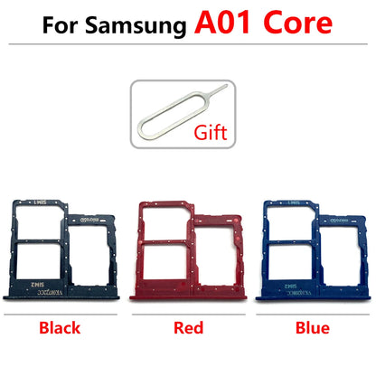 Bandeja Porta Doble Tarjeta SIM / SD (Repuesto con Pin) para Samsung Galaxy A01 Core / A02 / A11
