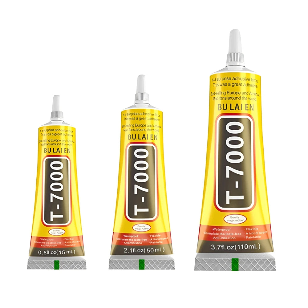 Pegamento Adhesivo T7000/B7000 (15/50/110ml) Líquido Multiuso con Punta Aplicadora Precisión para Reparación Teléfonos