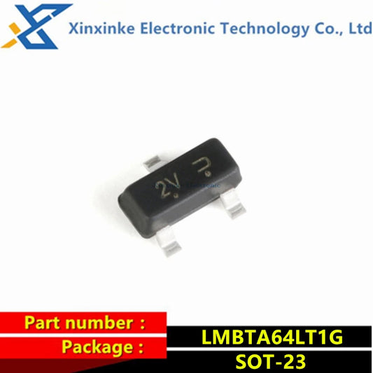 Lote 100 Pcs Transistor Darlington PNP LMBTA64LT1G (2V) SMD SOT-23