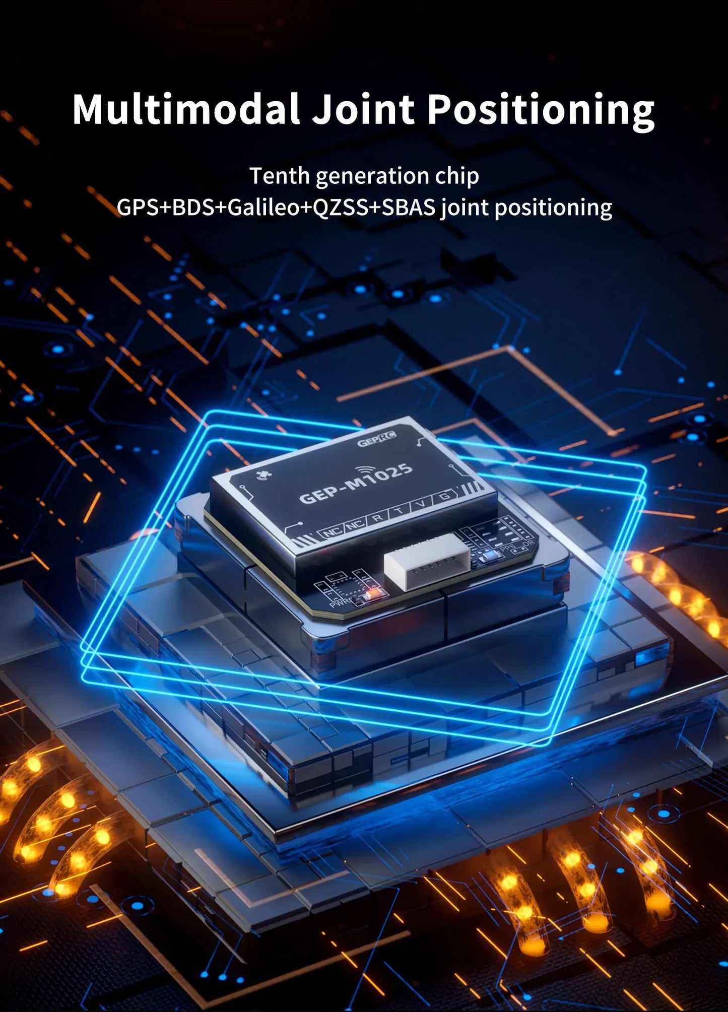 Módulo GPS GEPRC Serie GEP-M1025 (M1025/Q/DQ/MQ/I/DI/MI) para Drones