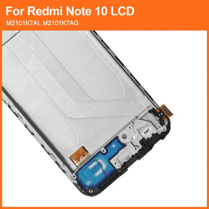 6.43"AMOLED Display For Xiaomi Note 10 4G LCD Display Touch Screen Digitizer Assembly For Redmi Note 10S M2101K7AI M2101K7BG