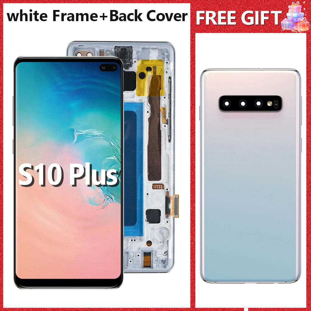Pantalla S10plus 100% probada para Samsung S10 Plus, pantalla LCD S10 + para G975 Sm-g975f/ds G975u G975w