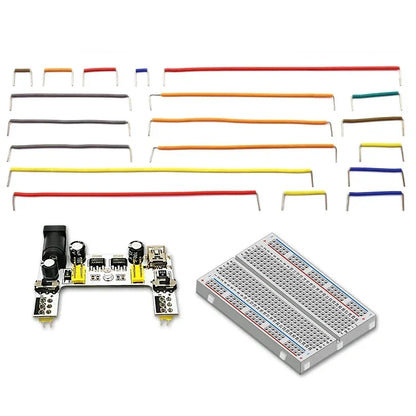 1pcs Power Module Breadboard Kit Bread Board Wire Cables Jumper Breadboard Wire Kit Electronics Breadboard Solderless