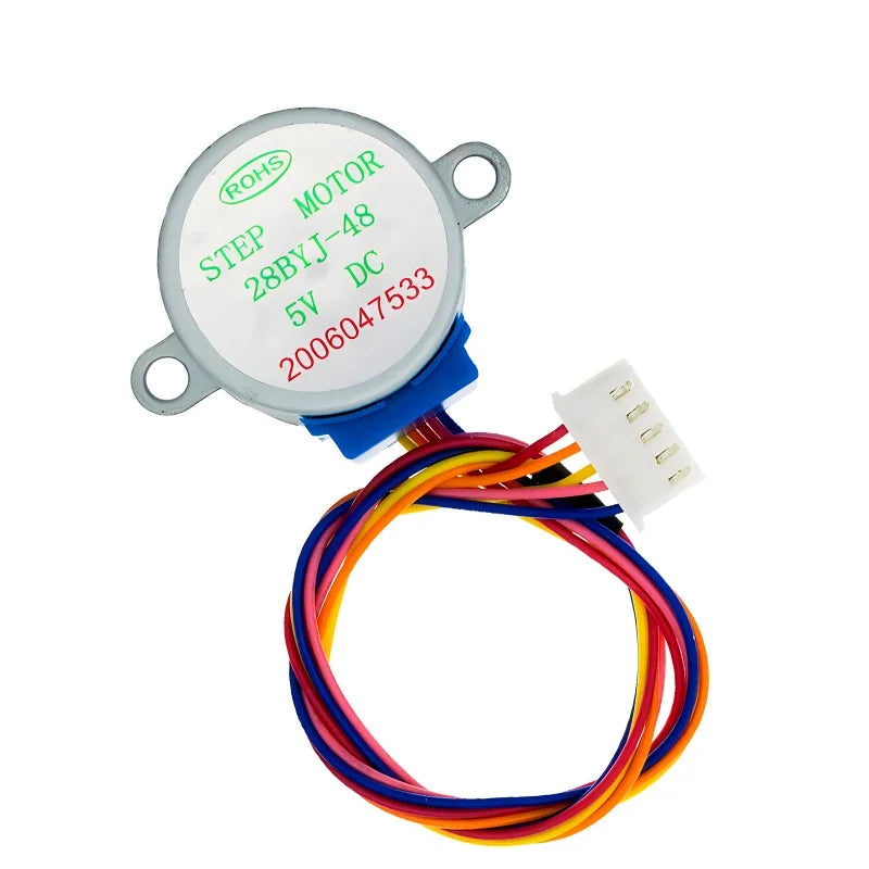 Set Motor Paso a Paso 28BYJ-48 (5V, 4 Fases) + Placa Driver ULN2003 para Arduino