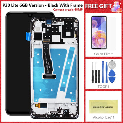 High Quality LCD For HUAWEI P30 Lite LCD Display Touch Screen Digitizer Assembly For Huawei MAR-LX1 LCD Display