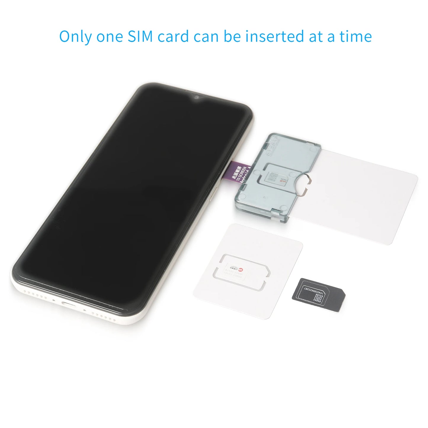 Tarjeta Universal Test Señal IP para iPhone/Android (Samsung/Xiaomi/Huawei) - Herramienta Prueba SIM (Alta Calidad)