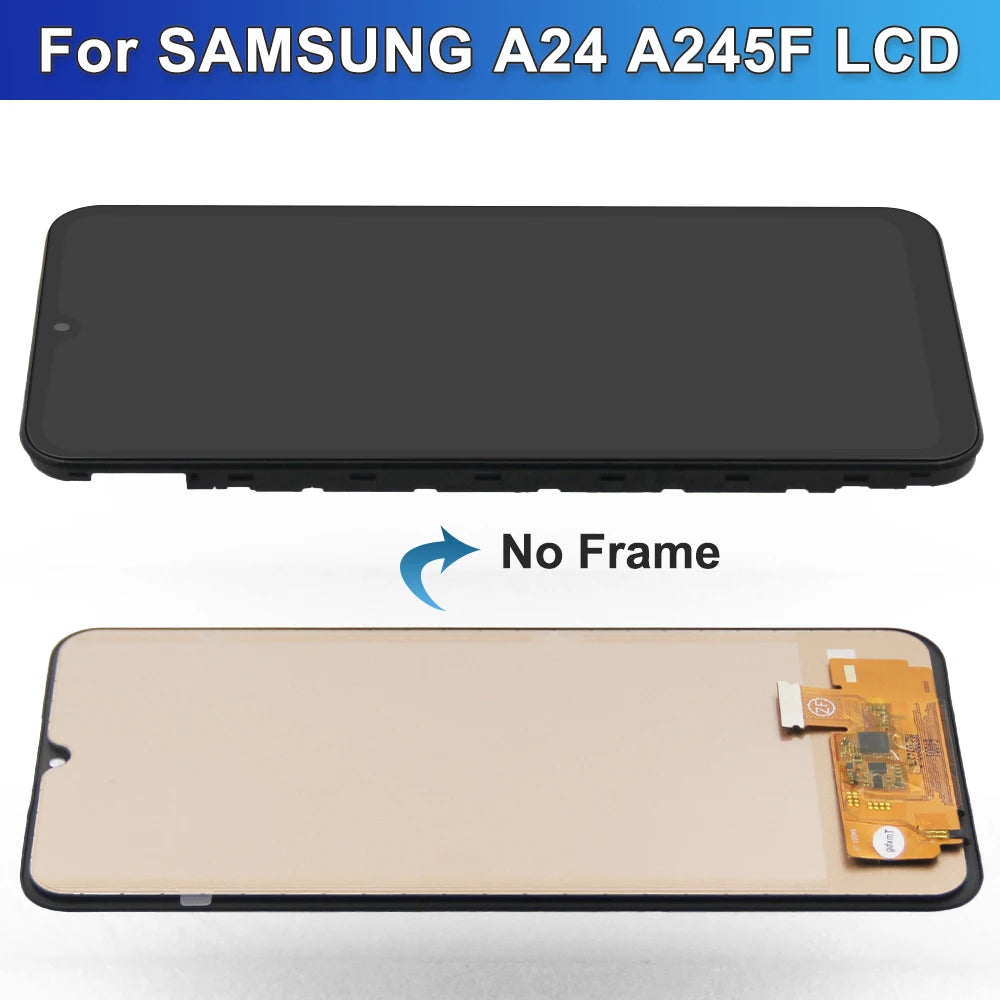 Pantalla TFT A24 4G para Samsung Galaxy A24 4G A245F A245F/DS pantalla Lcd pantalla táctil Digital con reemplazo de marco