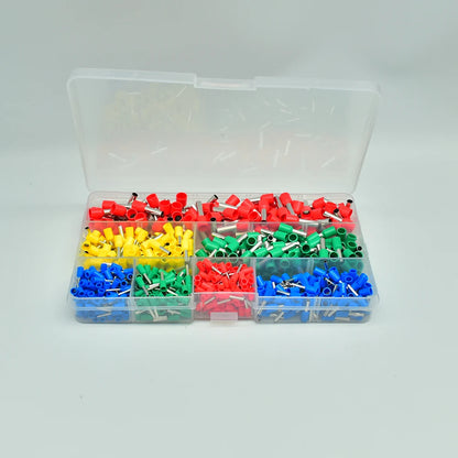 Kit Terminales Tubulares Europeos Conector Cable Crimpado Frío Presión Eléctrica (700 Piezas)