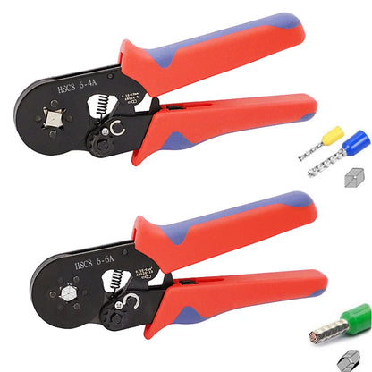 Set Terminales Tubulares Aislados VE Crimp (400-2120 Piezas/Caja) Conector Extremo Cable Eléctrico