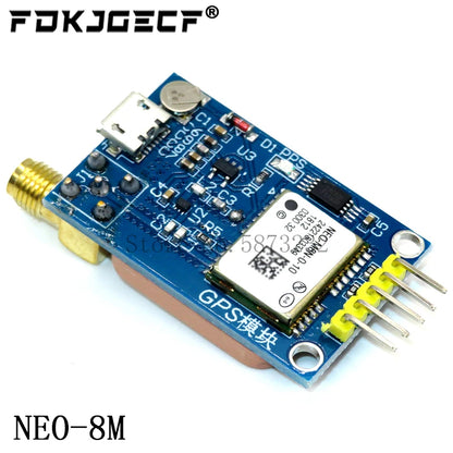 Módulo GPS NEO-6M / NEO-7M / NEO-8M (Micro USB, Posicionamiento Satelital) para Arduino/STM32/C51