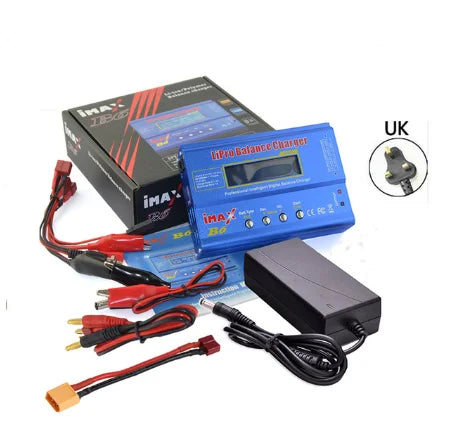 iMAX B6 80W 6A Battery Charger Lipo NiMh Li-ion Ni-Cd Digital RC Balance Charger Lipro Charger Discharger + 15V 6A Adapter