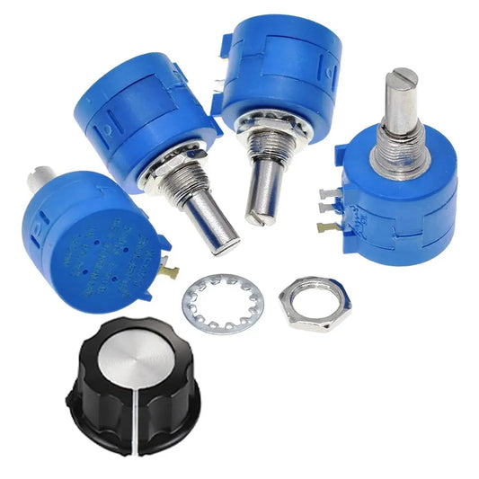 1pcs 3590S Multiturn Potentiometer 500 1K 2K 5K 10K 20K 50K 100K ohm Potentiometer Adjustable Resistor 3590 102 202 502 103