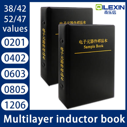 Libro Muestrario / Kit Surtido Inductores Cerámicos Multicapa SMD (0201-1206)