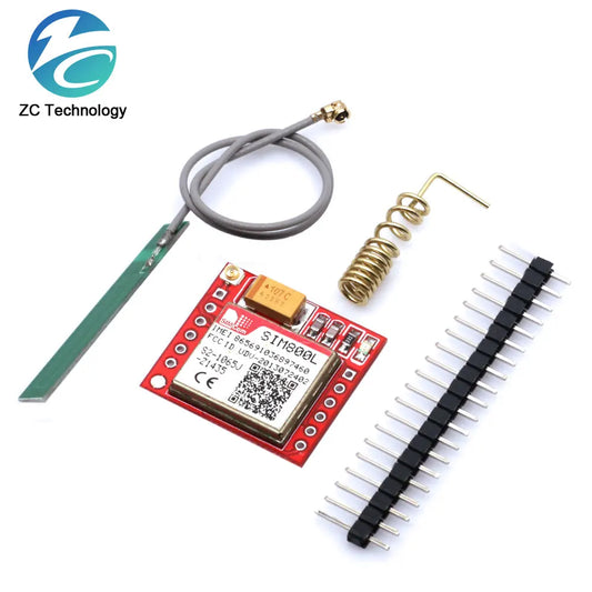Módulo GSM/GPRS SIM800L Core (Quad-Band, Serial TTL) con Interfaz IPX, Antena PCB y Ranura Micro SIM para Arduino