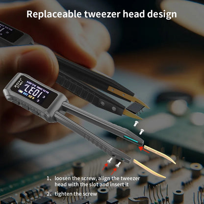 Multímetro Digital Portátil ZOYI ZT-MD1 (Tipo Pinza Inteligente) - Tester LCR/SMD (Resistencia/Capacitor/Inductor)