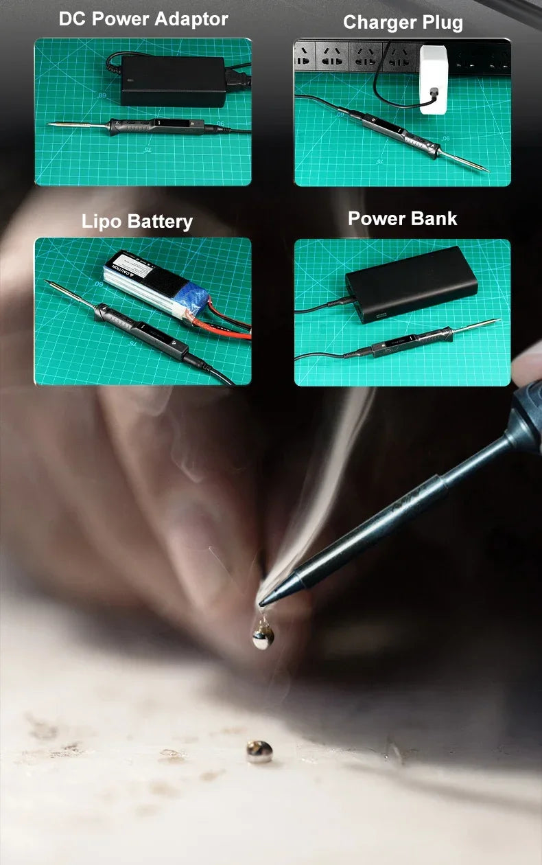 Original TS101 Portable Soldering Iron TS-BC2 PD3.1 90W TS100 Upgrade Adjustable Temperature Digital