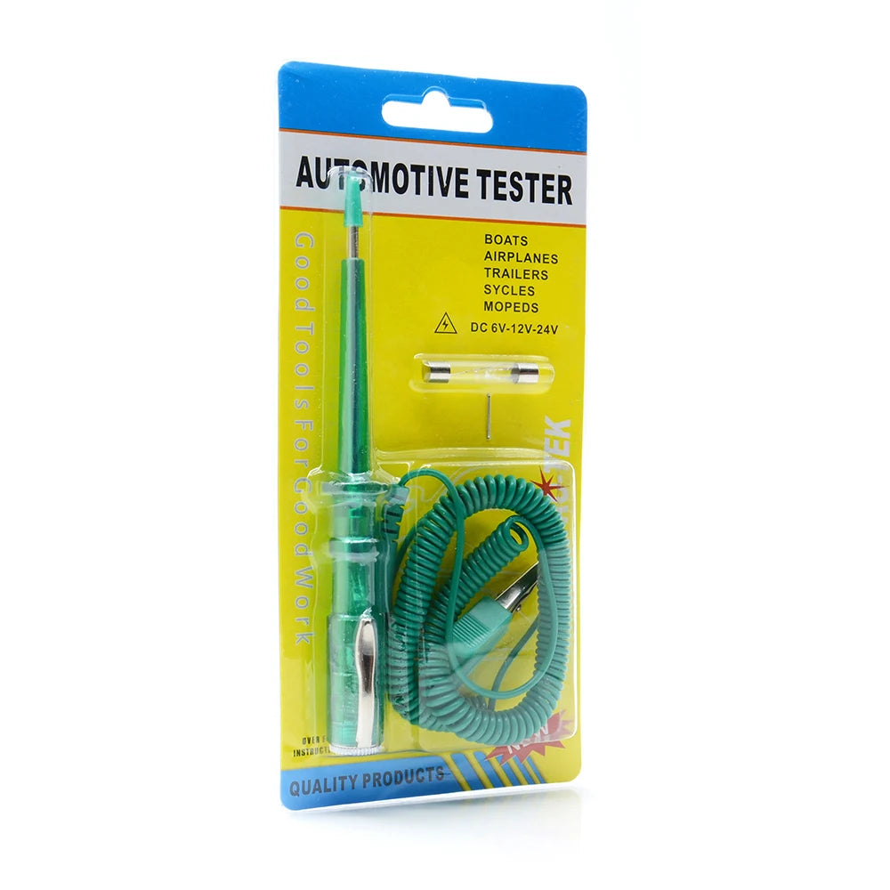 Pluma Tester Voltaje Circuito Universal Auto/Camión con Display Digital y Luz - Accesorio Reparación