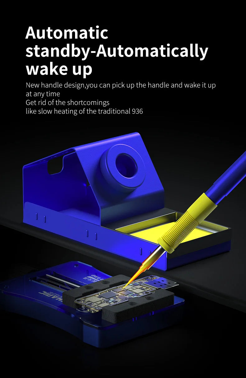 MECHANIC T12 Pro Soldering Station - Intelligent LED Digital Display Anti-Static Thermostat Heating Repair Welding Tool