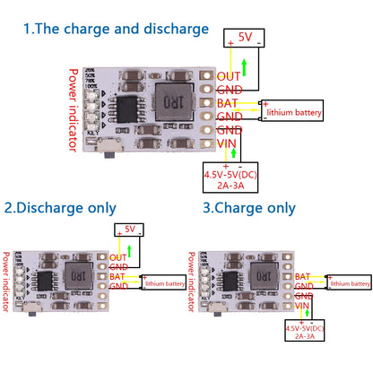 TP5000 4.2V/3.6V/8.4V 1A/2A Lithium Ion 18650 Battery Charging Board Charger Module CD42 TP5100 Lithium Iron Phosphate Battery