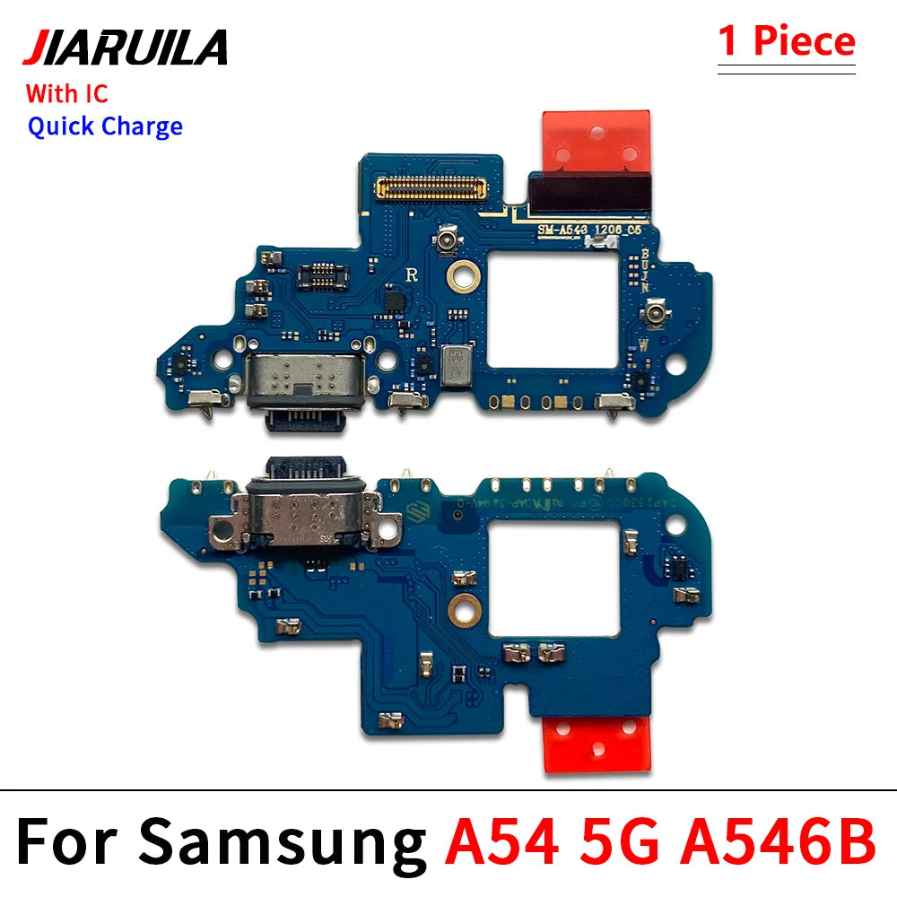 Placa Puerto Carga Rápida USB con Flex para Placa Principal Samsung Galaxy A24/A32 4G/A34/A54 5G