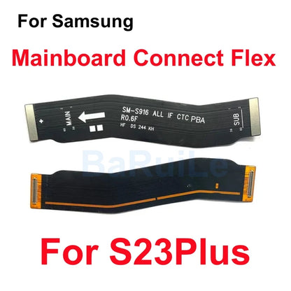 Placa base de carga conectar Flex para Samsung S21 Plus S22 Ultra S20 S23 pantalla LCD conectar placa base extender Cable cinta