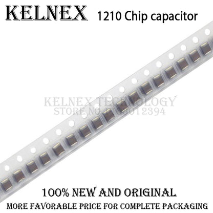 Capacitor Cerámico SMD 1210 (1uF-100uF, 10V-50V) - Pack 20 Unidades (Valores Surtidos)