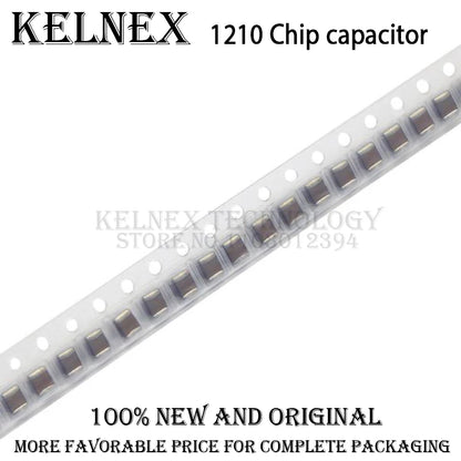 Capacitor Cerámico SMD 1210 (1uF-100uF, 10V-50V) - Pack 20 Unidades (Valores Surtidos)