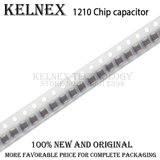 Capacitor Cerámico SMD 1210 (1uF-100uF, 10V-50V) - Pack 20 Unidades (Valores Surtidos)