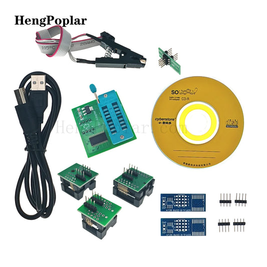 Kit Programador USB EZP2023 Alta Velocidad Soporta EEPROM 24/25/93, Flash 25 BIOS Chip