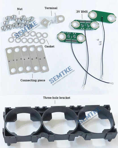 Supercapacitor Farad 3000F 2.7V/3V con BMS, Placa Balanceadora y Soportes