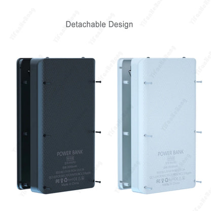 Caja Power Bank DIY Desmontable QC 3.0 (6x18650) Doble USB + PD (Soporte Batería 18650)