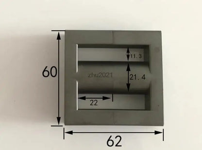 Núcleo Ferrita EC60 / ETD59 PC40 MnZn para Transformador/Inductor/Choque RF (60-62mm)