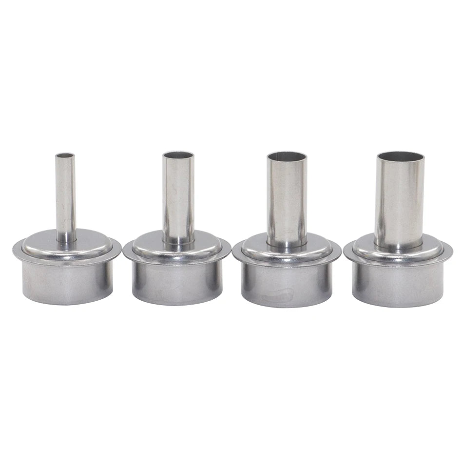 7pcs hot air gun slant nozzle 45 degree bend nozzle BGA hot air gun straight nozzle for QUICK 861DW soldering station