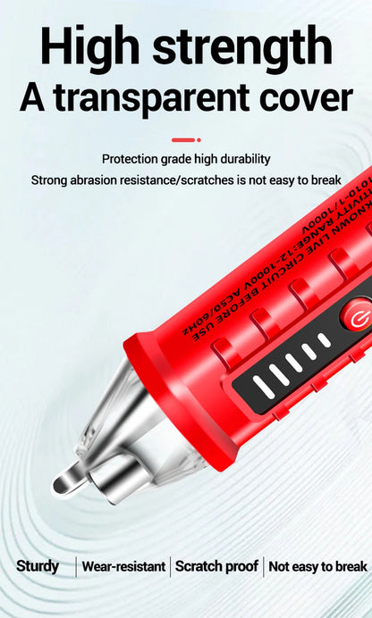 Lápiz Detector Voltaje AC Sin Contacto ANENG VD802 (12V-1000V) Indicador Eléctrico LED