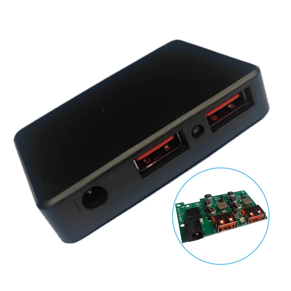 Estabilizador Panel Solar DC 5V 3A Dual USB Carga Rápida Controlador Regulador para Celular/Laptop/Cámara/Drones