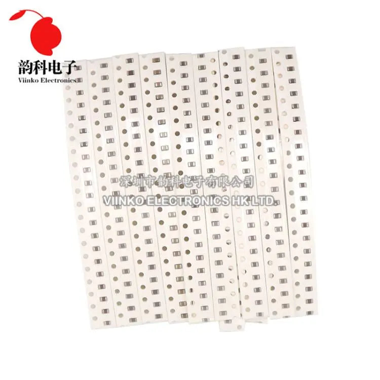 Kit Surtido Capacitores SMD (0603/0805/1206, 16/36/50 Valores, 1pF-10uF) Set Capacitancia (320/720 Piezas)