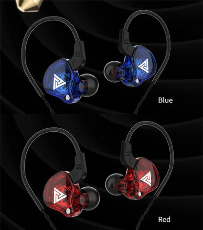 Auriculares con Cable QKZ AK6 (Driver Cobre HiFi, 3.5mm) Deportivos con Micrófono (Bajos Estéreo, In-Ear)