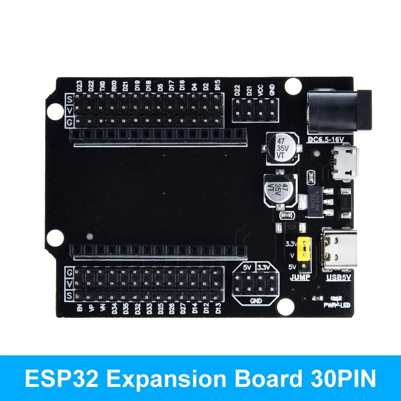 Placa Desarrollo DIYTZT ESP32 (ESP-32/ESP-32S/ESP32-CAM/ESP-WROOM-32) WiFi + Bluetooth Doble Núcleo Bajo Consumo