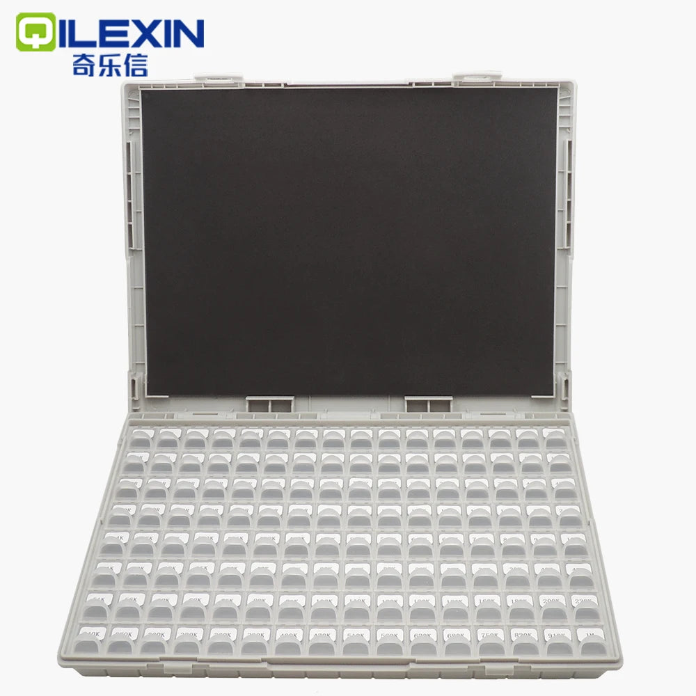 Kit Surtido Capacitores SMD en Caja (0402-1206, 80/90/92 Valores) Componentes DIY