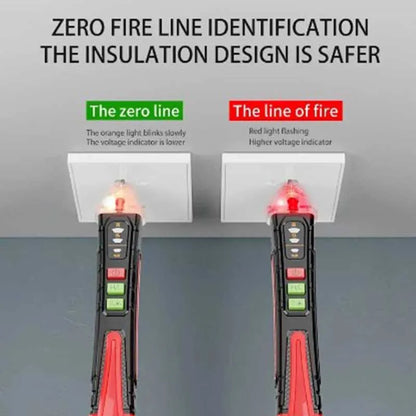 Lápiz Probador Eléctrico Inducido Alta Precisión (Electroprobe/Destornillador Detector Voltaje con Luz)