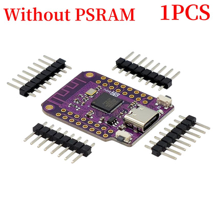 Placa WiFi IoT ESP32 S2 Mini (ESP32-S2FN4R2, 4MB Flash, Tipo C) compatible Arduino/MicroPython (1/2 Unidades)