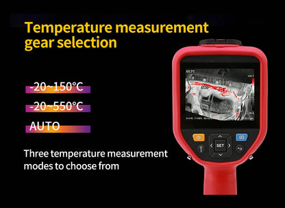 Cámara Térmica Profesional UNI-T UTi384G / UTi256G con Pantalla Táctil (-20~550°C) - Termógrafo Enfoque Manual, Grabación Video