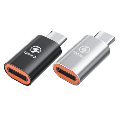 Lote 1-3 Pcs Adaptador Convertidor Carga Rápida PD 120W Lightning Hembra a USB-C Macho para iPhone 15/14/13/iPad/Samsung